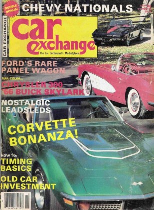 CAR EXCHANGE 1982 OCT - '63 Corvette Prototypes, Avanti